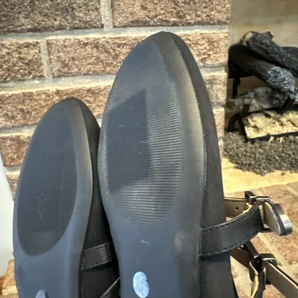 Journee Women's Florene Black Double Buckle Mary Jane Comfort Flats Sz 8.5 #224 - Picture 14 of 16